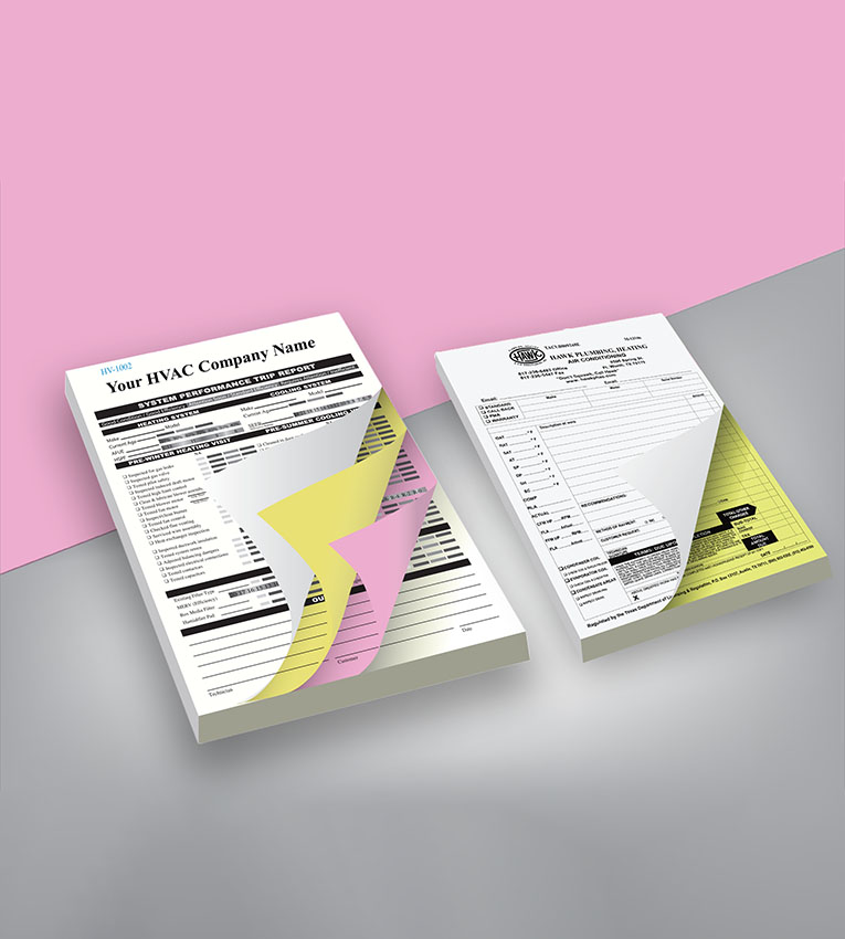 Carbonless Paper Forms